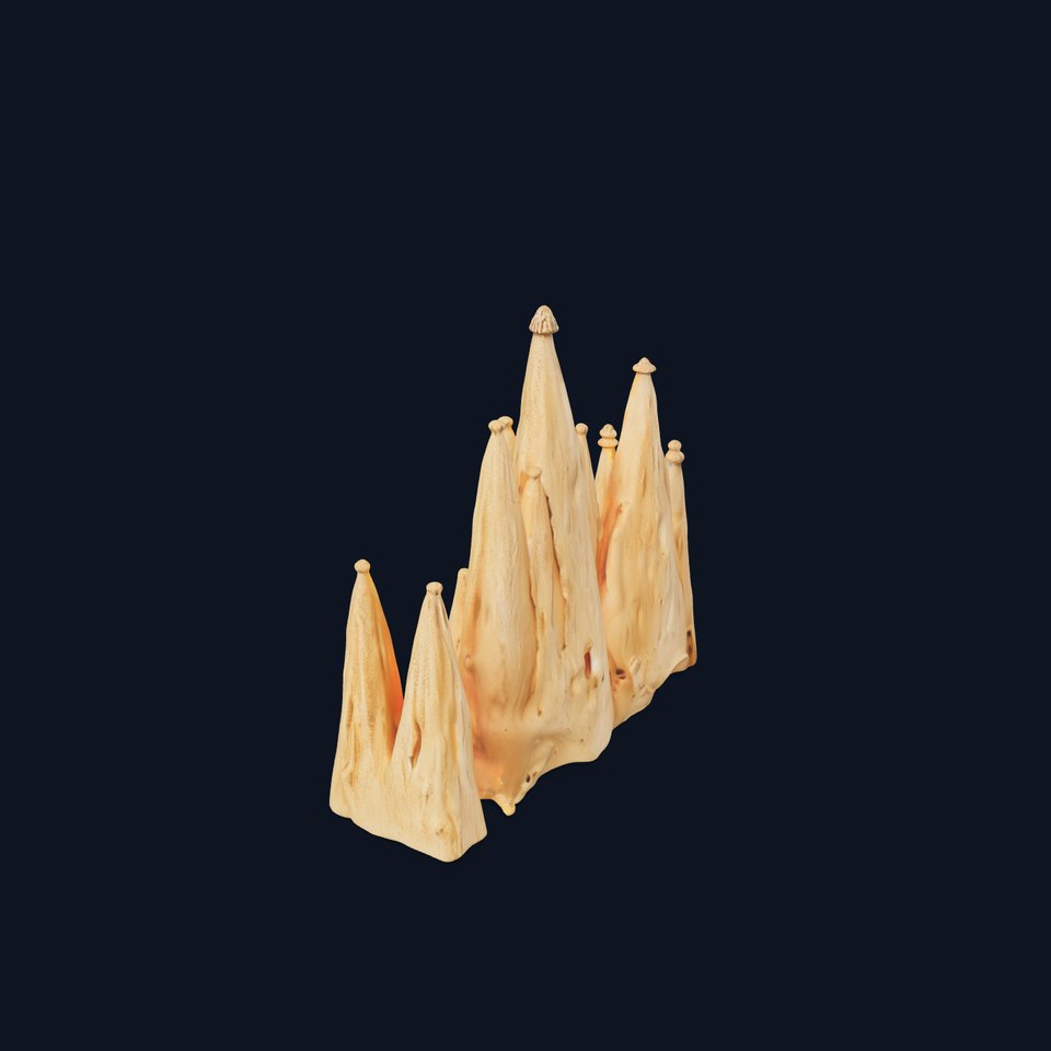 Sandy Stalagmite Formation model pack